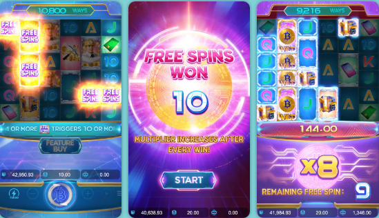 เกมสล็อต Crypto Gold