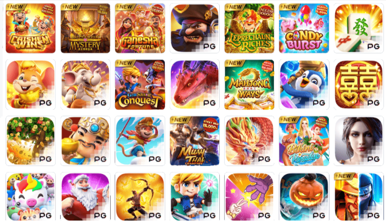 รวมเกมสล็อตค่าย PG SLOT